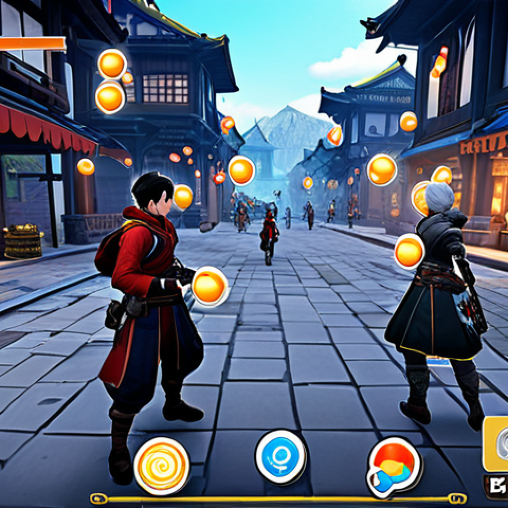 블레이드소울 레볼루션 커뮤니티 활용법 - **A vibrant and dynamic scene depicting the in-game global chat of "Blade & Soul Revolution."** Mult...