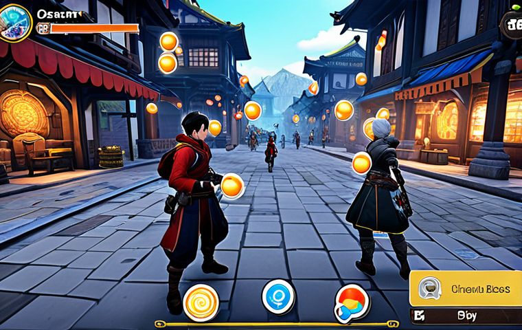 블레이드소울 레볼루션 커뮤니티 활용법 - **A vibrant and dynamic scene depicting the in-game global chat of "Blade & Soul Revolution."** Mult...