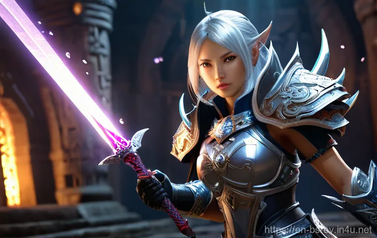 블레이드소울 레볼루션 무기 제작 재료 수집법 - **Prompt 1: The Relentless Dungeon Master**
    A dynamic, action-packed image featuring a highly sk...