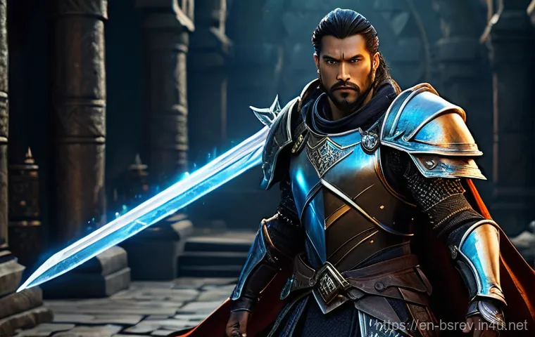 블레이드소울 레볼루션 고속 성장 팁 - **A group of diverse fantasy heroes conquering a challenging daily dungeon.**
    Detailed Descripti...