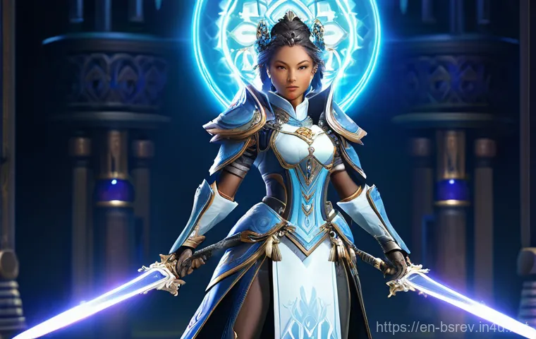 블레이드소울 레볼루션 고속 성장 팁 - **A group of diverse fantasy heroes conquering a challenging daily dungeon.**
    Detailed Descripti...