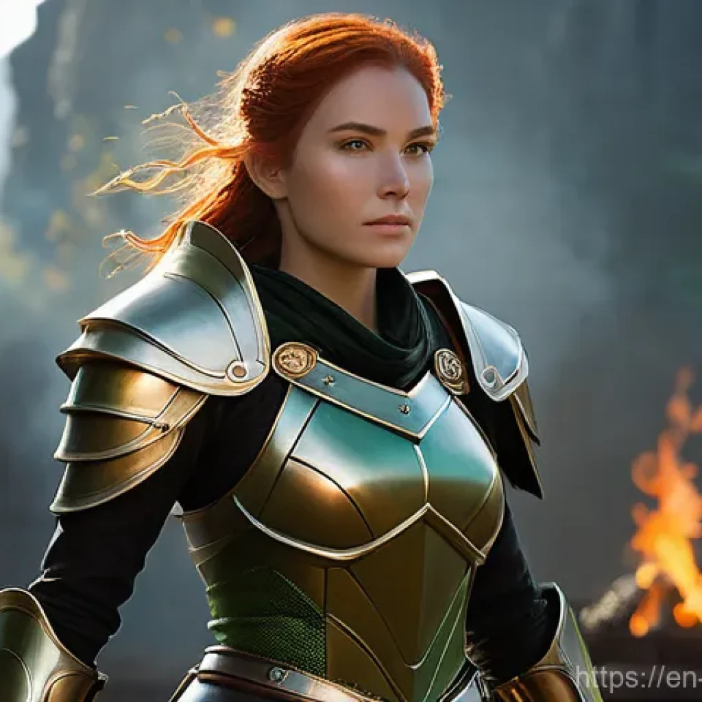 블레이드소울 레볼루션 아이템 강화 확률 - A determined female warrior, in her early twenties, stands in a mystical forge. She wears practical,...