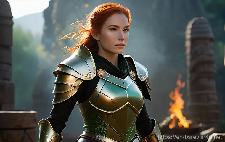 블레이드소울 레볼루션 아이템 강화 확률 - A determined female warrior, in her early twenties, stands in a mystical forge. She wears practical,...