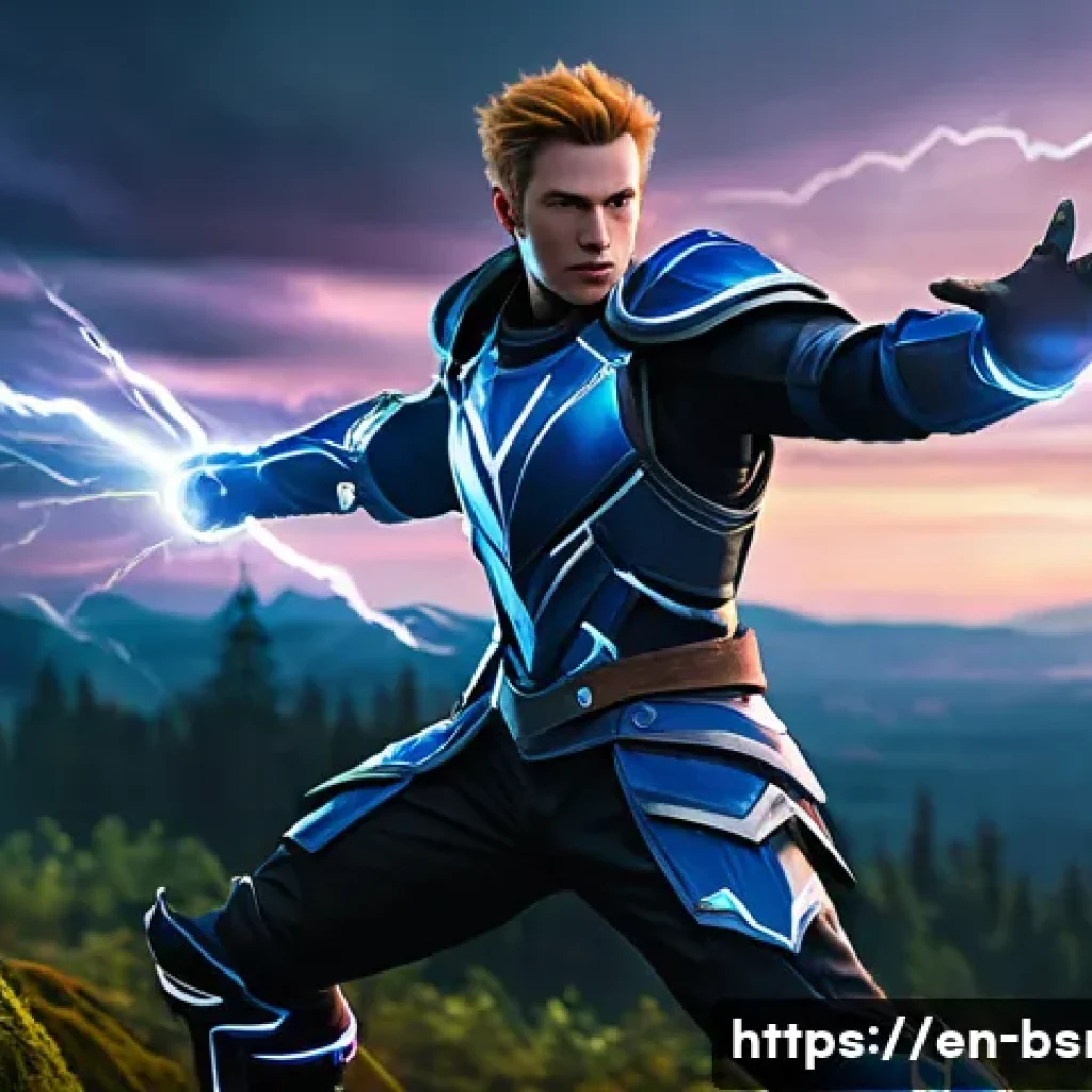 블레이드소울 레볼루션 클래스별 주요 역할 - A dynamic scene featuring a quick striker character in sleek, lightweight armor performing a lightni...