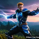 블레이드소울 레볼루션 클래스별 주요 역할 - A dynamic scene featuring a quick striker character in sleek, lightweight armor performing a lightni...