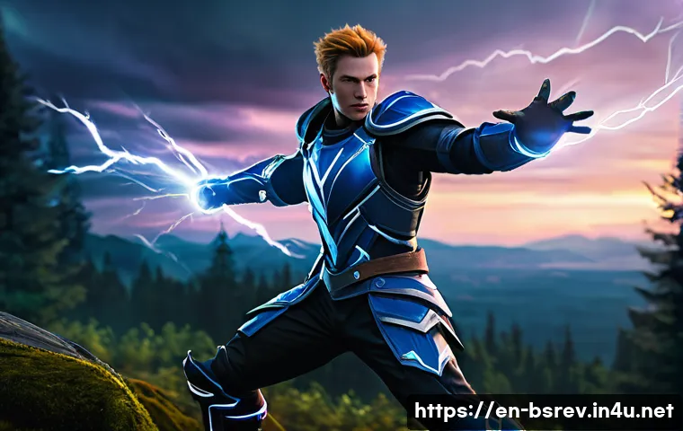 블레이드소울 레볼루션 클래스별 주요 역할 - A dynamic scene featuring a quick striker character in sleek, lightweight armor performing a lightni...