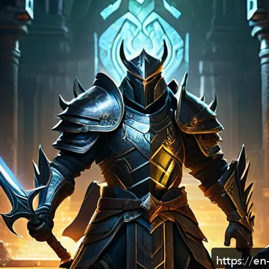 블레이드소울 레볼루션 PVE 최적화 스킬 세팅 - A dynamic fantasy RPG scene showing a skilled warrior in intricately detailed armor casting a balanc...